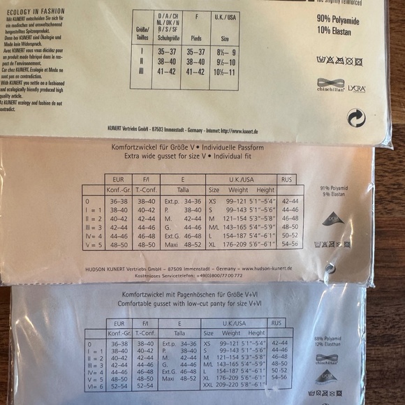KUNERT, Lot of 3 pairs - Stay Ups, Sheers, Tights - Picture 3 of 4